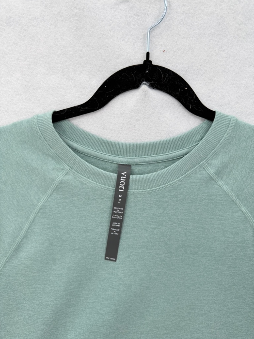 NWT Vuori Long Sleeve Halo Crew Women’s Sea Spray Heather VW241 Size Medium - Picture 6 of 10